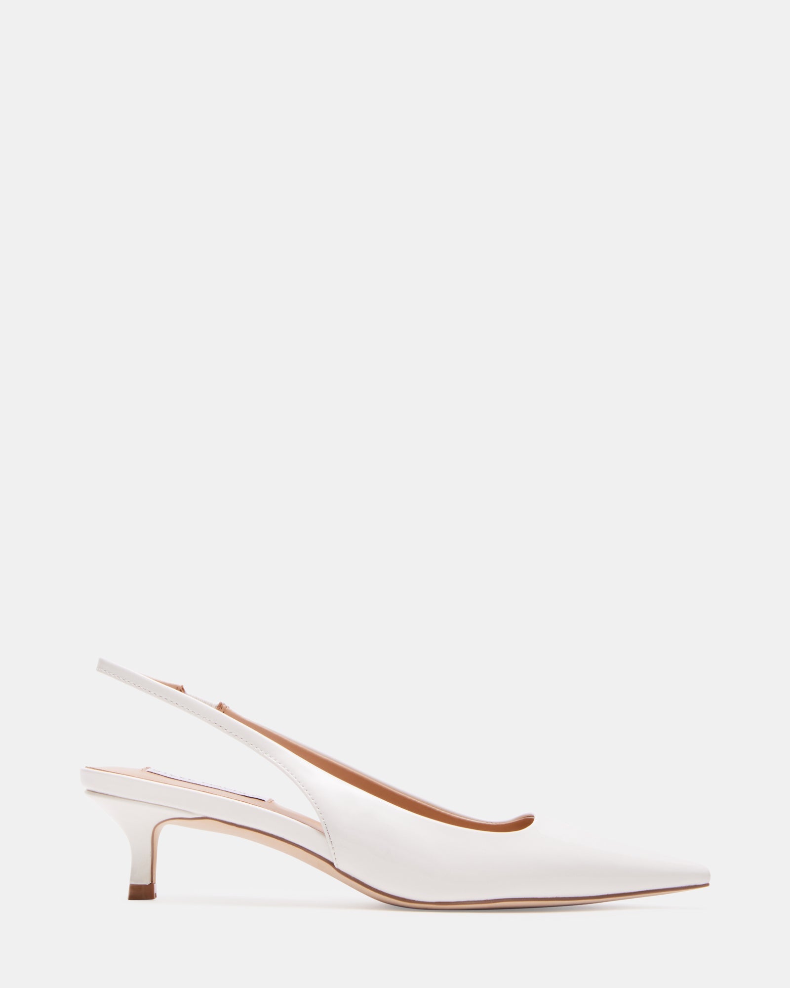 STEVE MADDEN Cuir verni blanc Kari Relookage SM